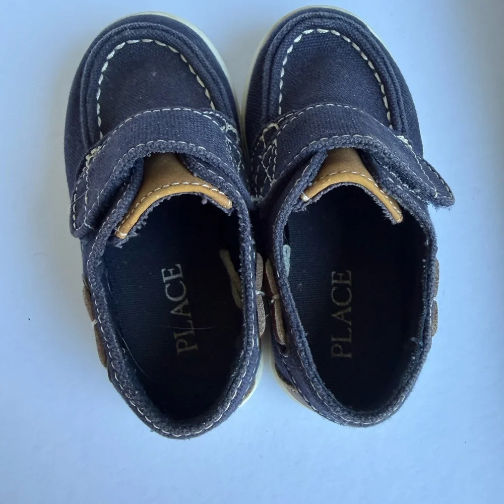Place Kids Dark Blue Moccasins